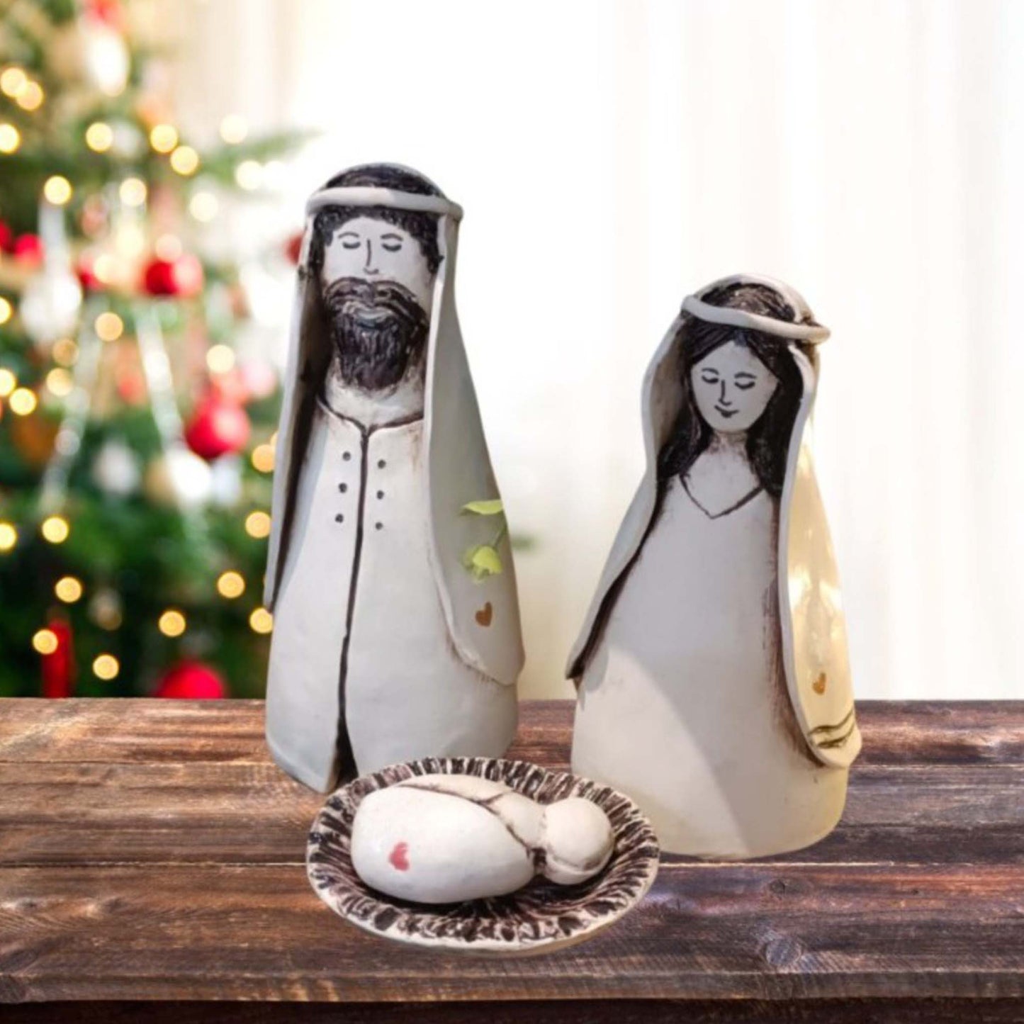 Ceramic Nativity Crib Set: The Keybunch X Inspired by Clay