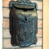 cast iron vintage letter box