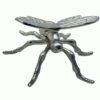 metal dragonfly artifact - silver