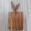 Reindeer cheese boards made of mango wood