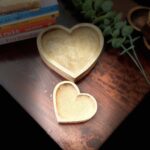 Heart Shaped Wooden Plate